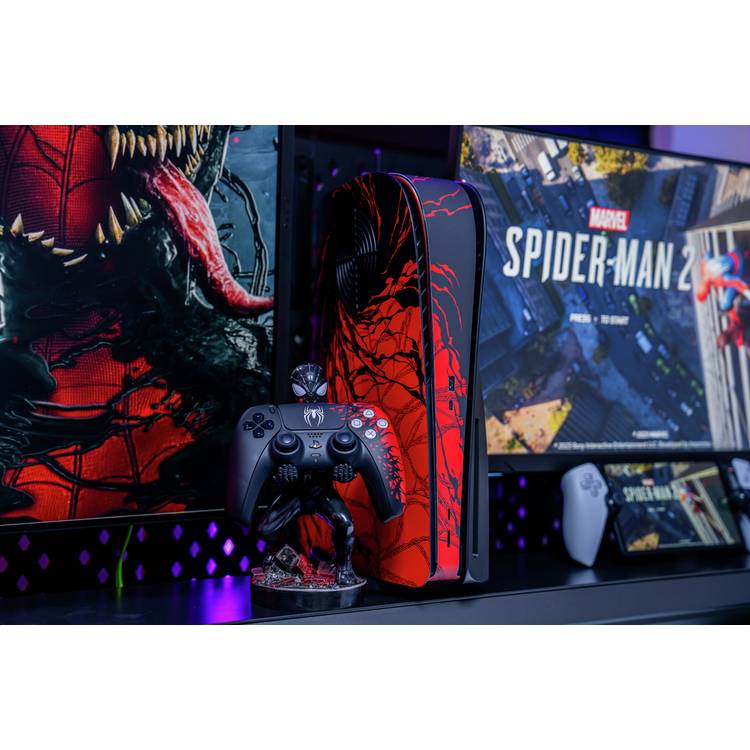 Cable Guys Symbiote Spider-Man phone and controller holder - British product