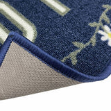 Primeur navy daisy doormat 60x40cm (British brand)