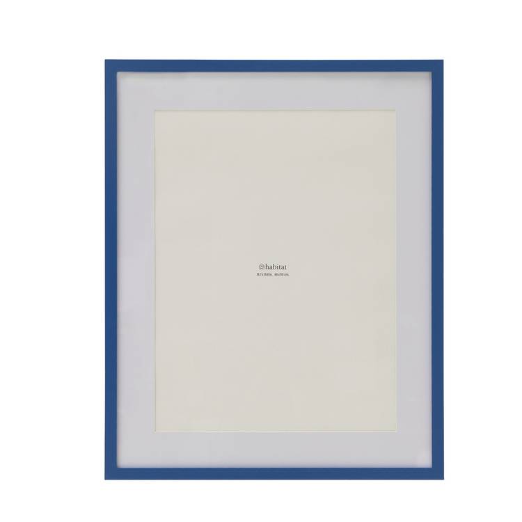 Habitat blue cobalt picture frame 40x50cm, UK version