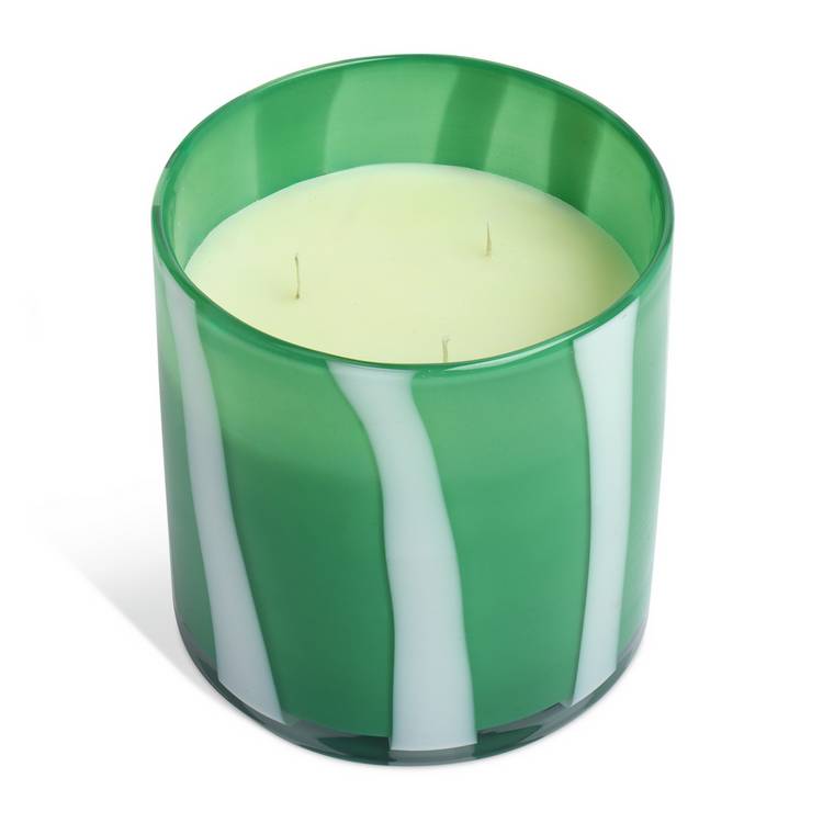 Habitat citronella multiwick candle large striped effect, imported from the UK