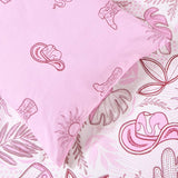 Argos Home cowgirl pink bedding set single, UK version