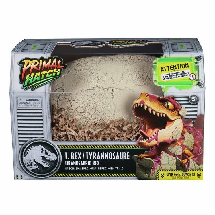 Primal interactive hatching T-Rex dinosaur toy, UK version
