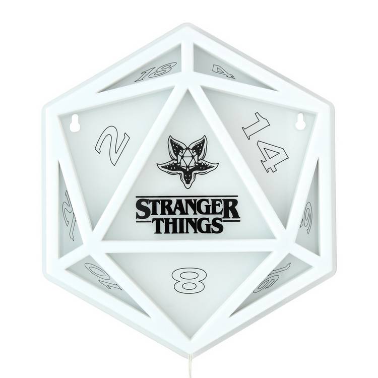 Stranger Things D20 LED Neon Light 24cm, UK version
