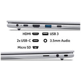 Acer Aspire Lite 14 silver laptop with Intel N150 - British product