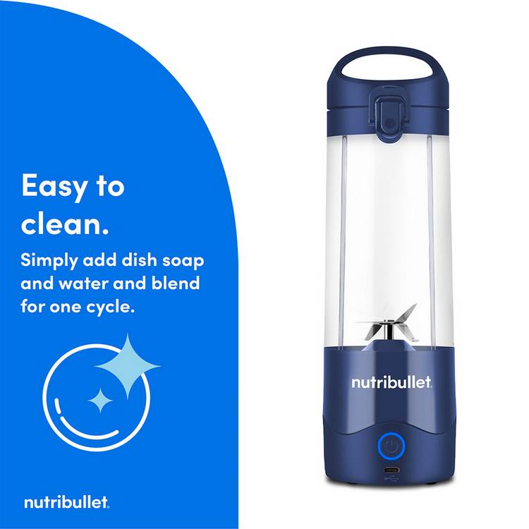 nutribullet navy portable blender 0.47 litre, UK version