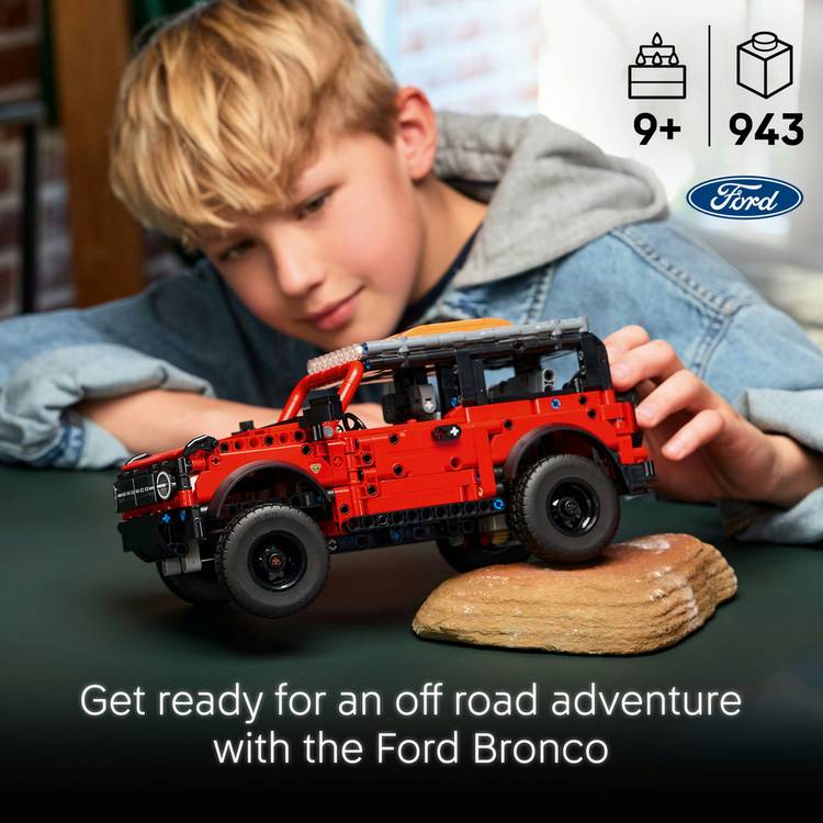 LEGO Technic Ford Bronco SUV model car kit - British product