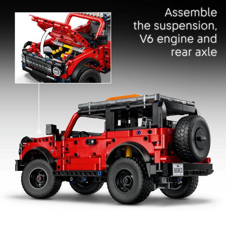 LEGO Technic Ford Bronco SUV model car kit - British product