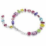 Argos Swarovski Rhodium Plated Multicoloured Crystal Gema Bracelet- Buy online at McGrocer