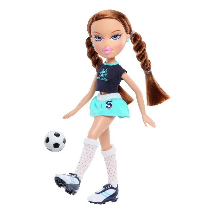 Bratz Play Sportz Roxxi Soccer doll, imported from the UK