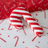 Catherine Lansfield candy cane cushion red 40x23cm, imported from the UK