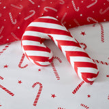 Argos Catherine Lansfield Candy Cane Cushion Red 40x23cm- Buy online at McGrocer