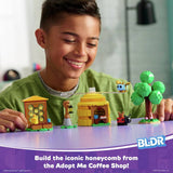 BLDR Adopt Me Coffee Shop building set with beehive and pets (British brand)