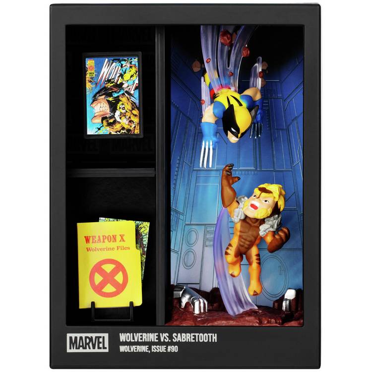 FANDROP collectible diorama Wolverine vs Sabretooth, UK version