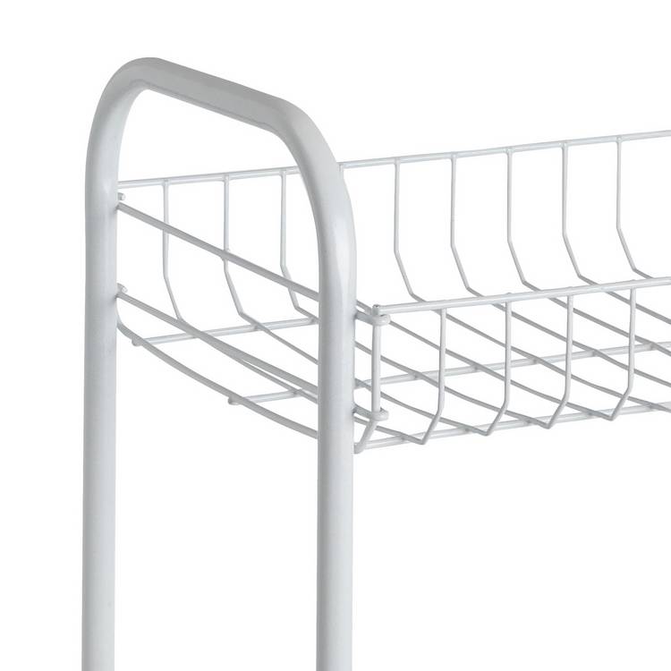 Home 3-tier kitchen storage trolley white, UK version