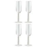 Habitat Bobbin champagne glasses set of 4, UK version