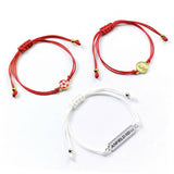 Liverpool FC friendship bracelet set with adjustable cord bracelets and team emblems, imported from the UK