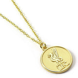 Revere Liverpool FC gold-tone crest pendant necklace 45cm, imported from the UK