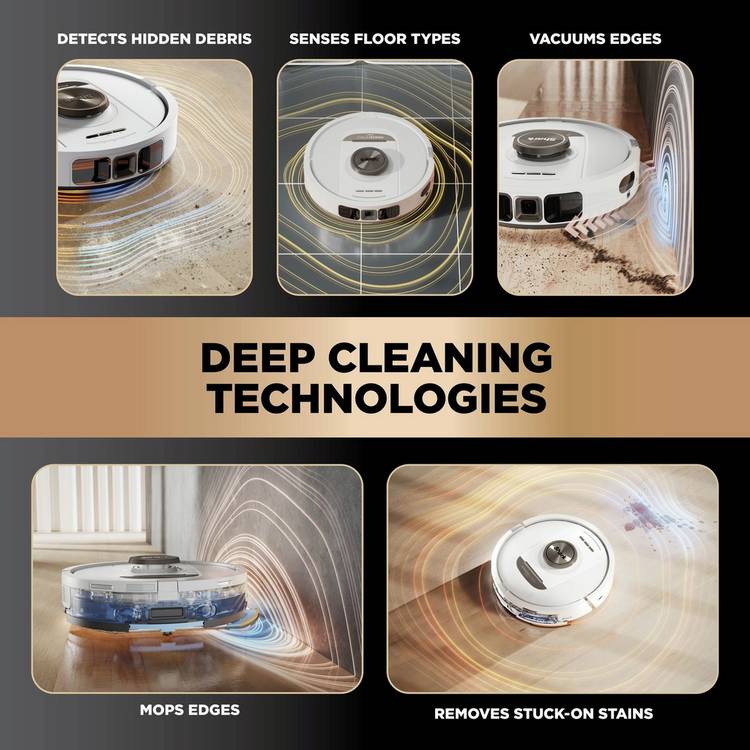 Shark Powerdetect Never Touch Pro robot vacuum cleaner, UK version