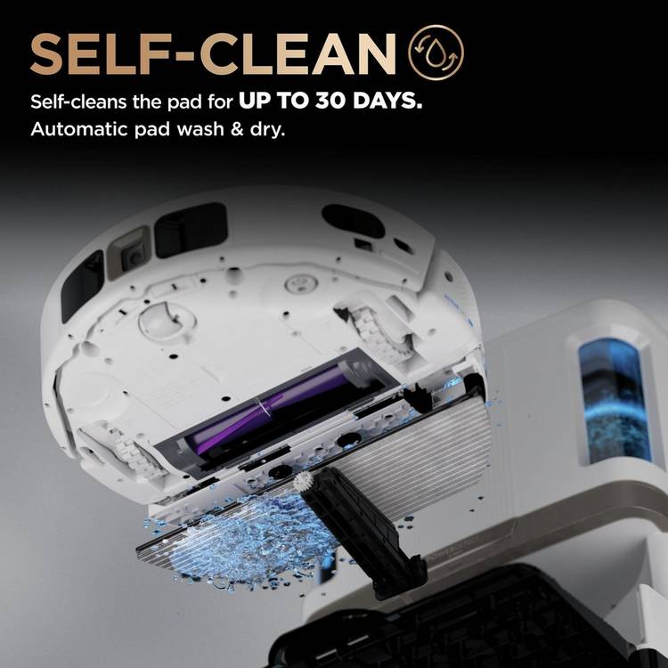 Shark Powerdetect Never Touch Pro robot vacuum cleaner, UK version