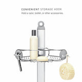 Simplehuman stainless steel corner shower caddy - imported from the UK