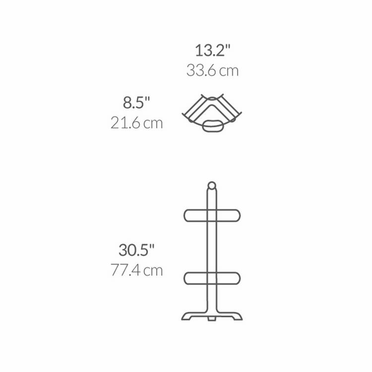 Simplehuman stainless steel corner shower caddy - imported from the UK