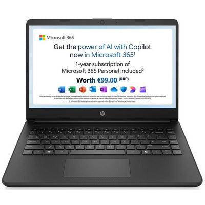 Argos HP BM2T5EA 14in Intel Core 4GB 128GB Laptop - Black- Buy online at McGrocer