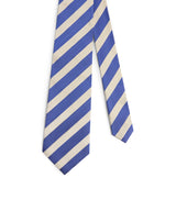 Harrods Dunhill Mulberry Silk Stripe Tie- Buy online at McGrocer