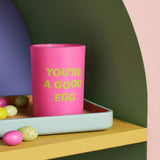 Argos Argos Home Youre a Good Egg Bergamot and Ginger Candle 40 Hour- Buy online at McGrocer