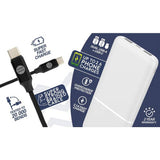 Our Pure Planet 10000mAh power bank with USB-C cable - British product