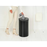Brabantia black laundry bin 60L, imported from the UK