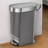 Argos Simplehuman 40 Litre Plastic Slim Pedal Bin - Grey- Buy online at McGrocer