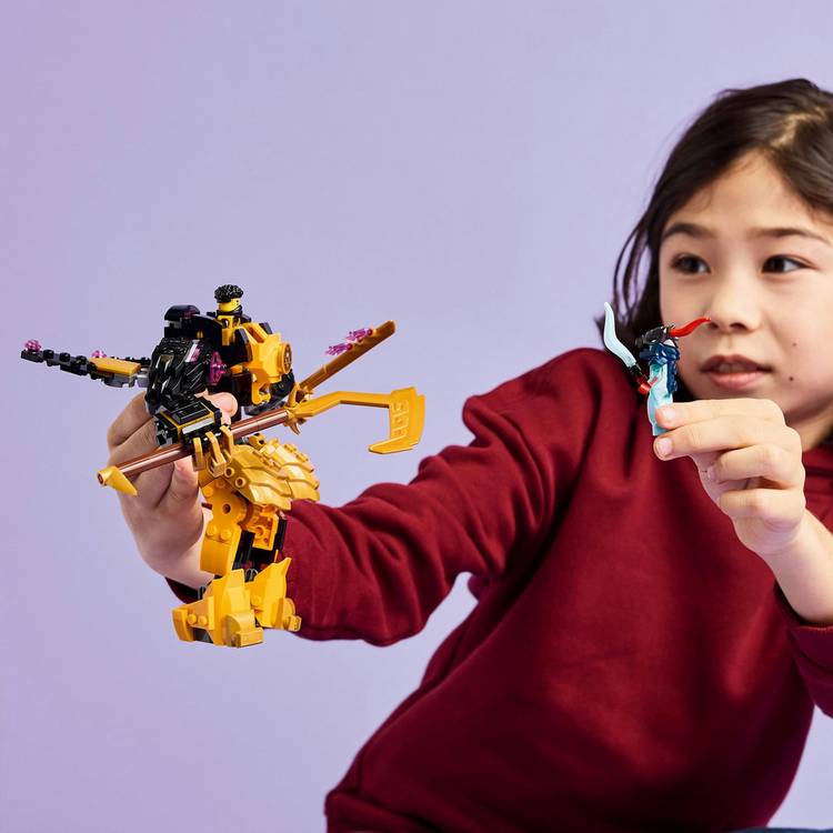 LEGO NINJAGO Arin's Spinjitzu Battle Mech building set - British product