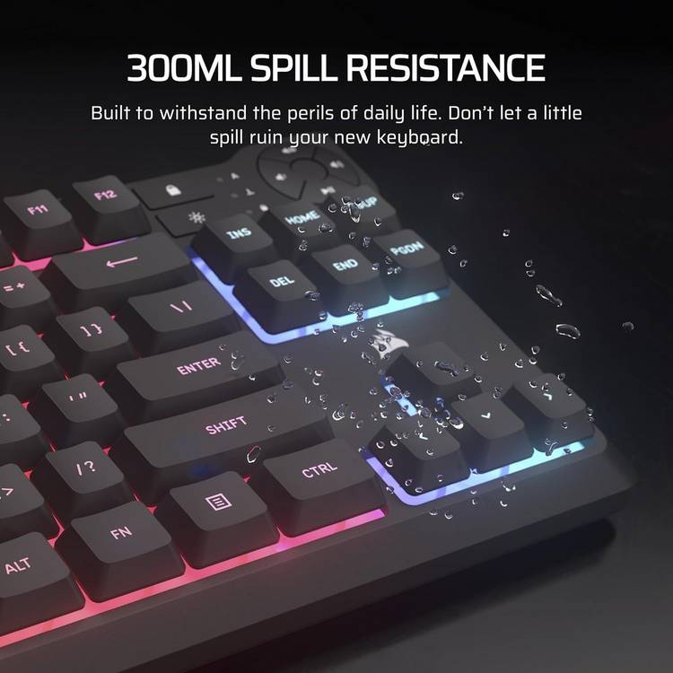 Corsair K55 CORE TKL gaming keyboard, imported from the UK