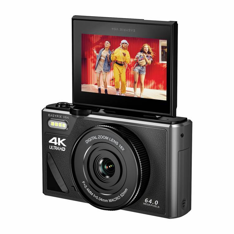 Easypix V64 Flip digital camera, imported from the UK