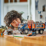 LEGO City Arctic Explorer Science Lab Truck building set 1064 pieces, UK version
