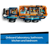 LEGO City Arctic Explorer Science Lab Truck building set 1064 pieces, UK version