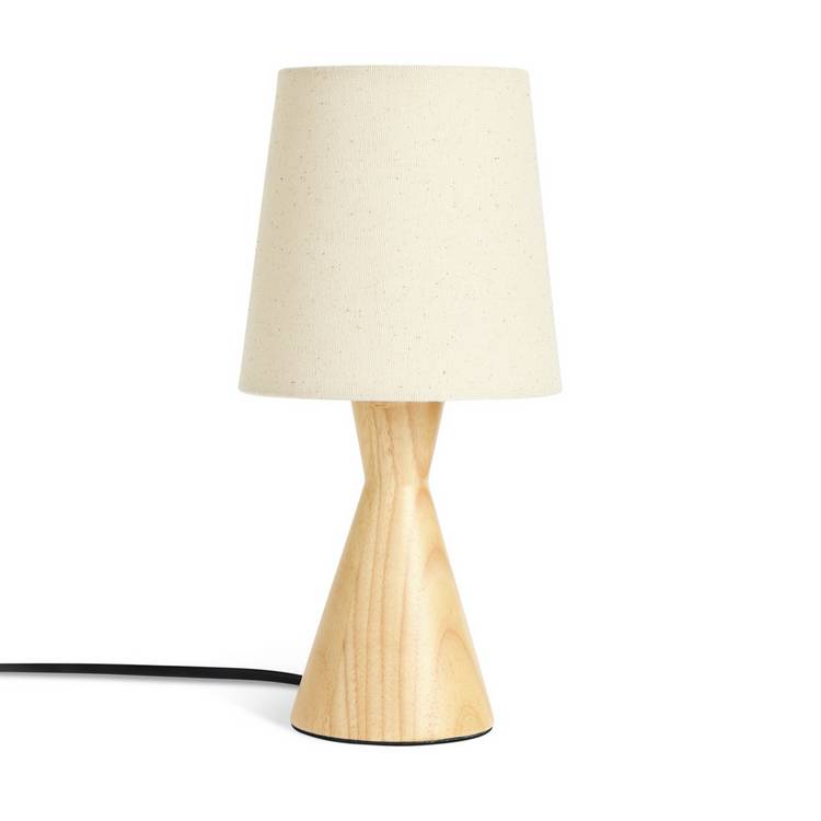 Argos Home table lamp pair natural (British brand)