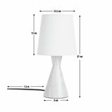 Argos Home table lamp pair natural (British brand)