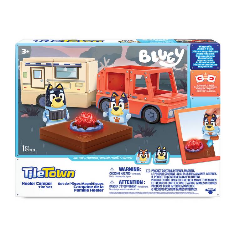 TileTown Bluey S2 Camper Playset, imported from the UK