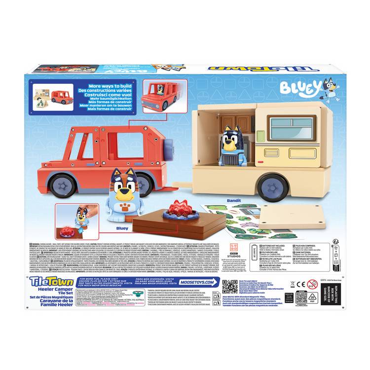 TileTown Bluey S2 Camper Playset, imported from the UK