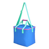 Argos Home striped cool bag, blue, 25L - British product