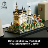 LEGO Neuschwanstein Castle Architecture set 3455 pieces (British brand)