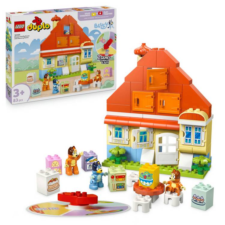 LEGO DUPLO Bluey's Family House building set - British product
