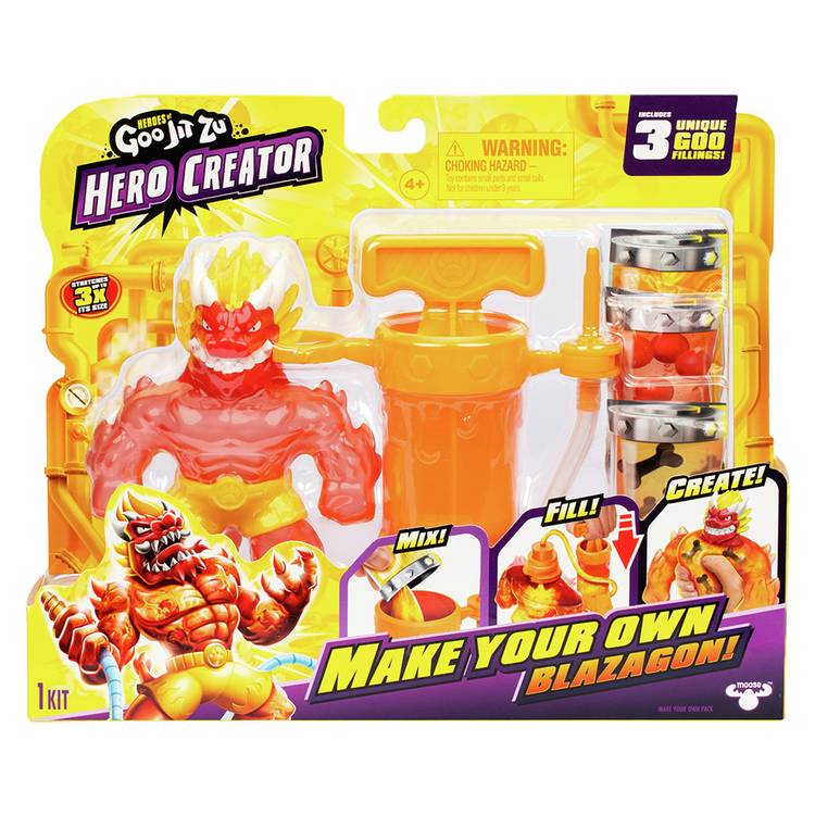 Goo Jit Zu Meteor Madness hero creator figure (British brand)