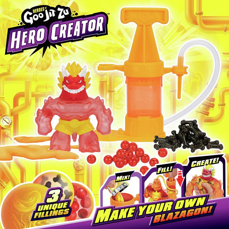 Goo Jit Zu Meteor Madness hero creator figure (British brand)