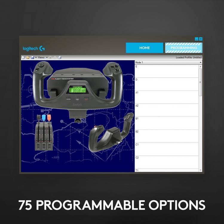 Logitech G Flight Yoke System, imported from the UK