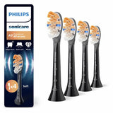 Argos Philips Sonicare A3 Premium Replacement Toothbrush Heads - 4-Pack, Black- Buy online at McGrocer