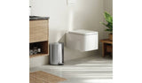 Argos Simplehuman Semi-Round Bathroom Pedal Bin Stainless Steel 6L- Buy online at McGrocer