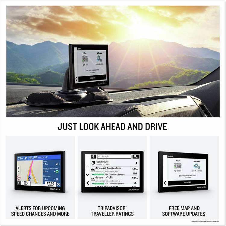 Garmin Drive 53 5-inch sat nav with UK and ROI maps (British brand)