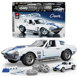 Argos Mattel Brick Shop Hot Wheels Corvette Grand Sport Building Kit 1:16 Scale- Buy online at McGrocer